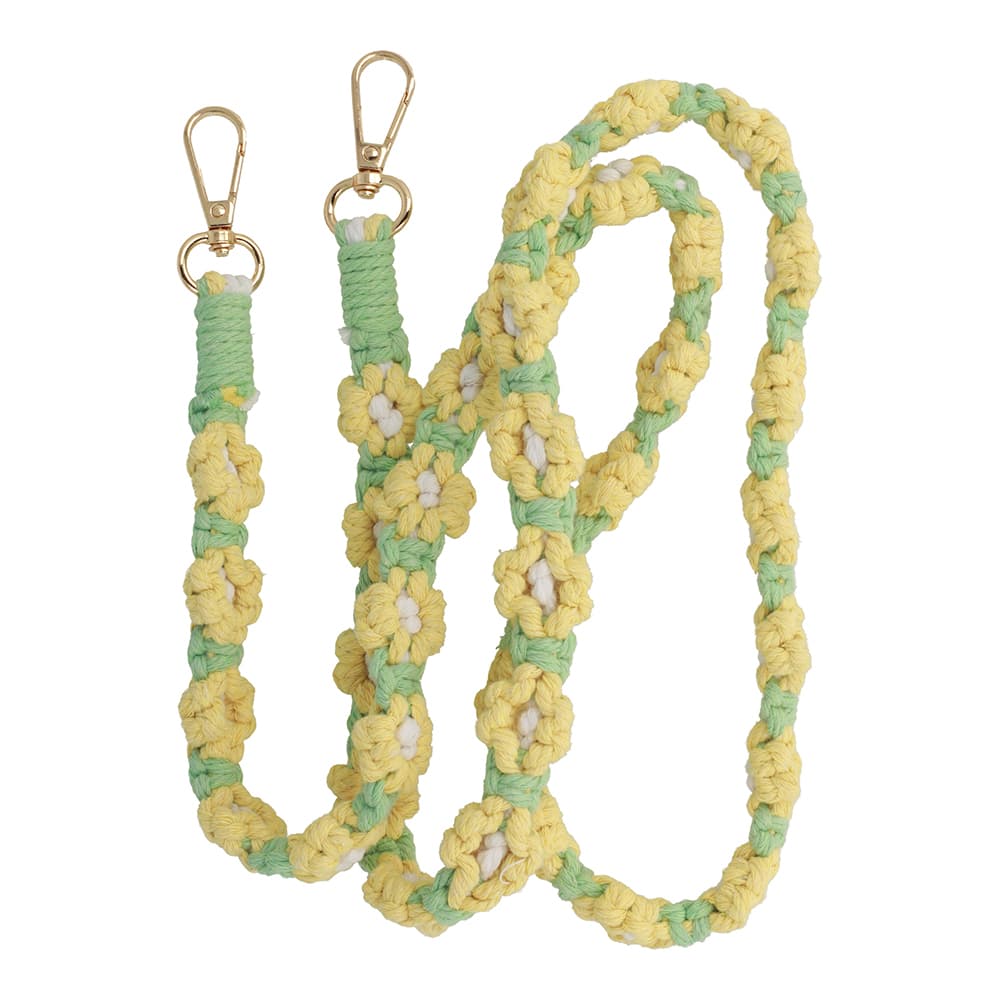 Šňůrka na mobil Crochet flower GC-R39 - náhled 1