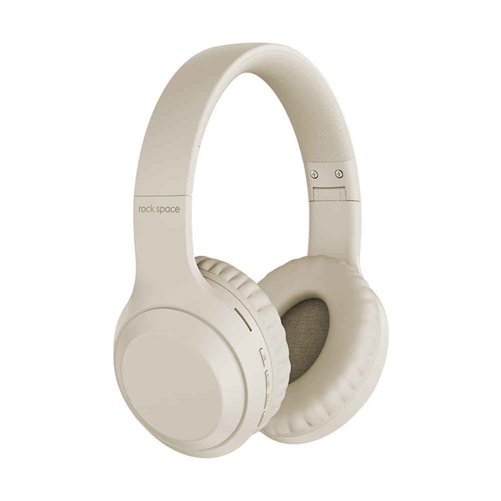 Bezdrátová sluchátka Rock O2 bluetooth béžová - náhled 1