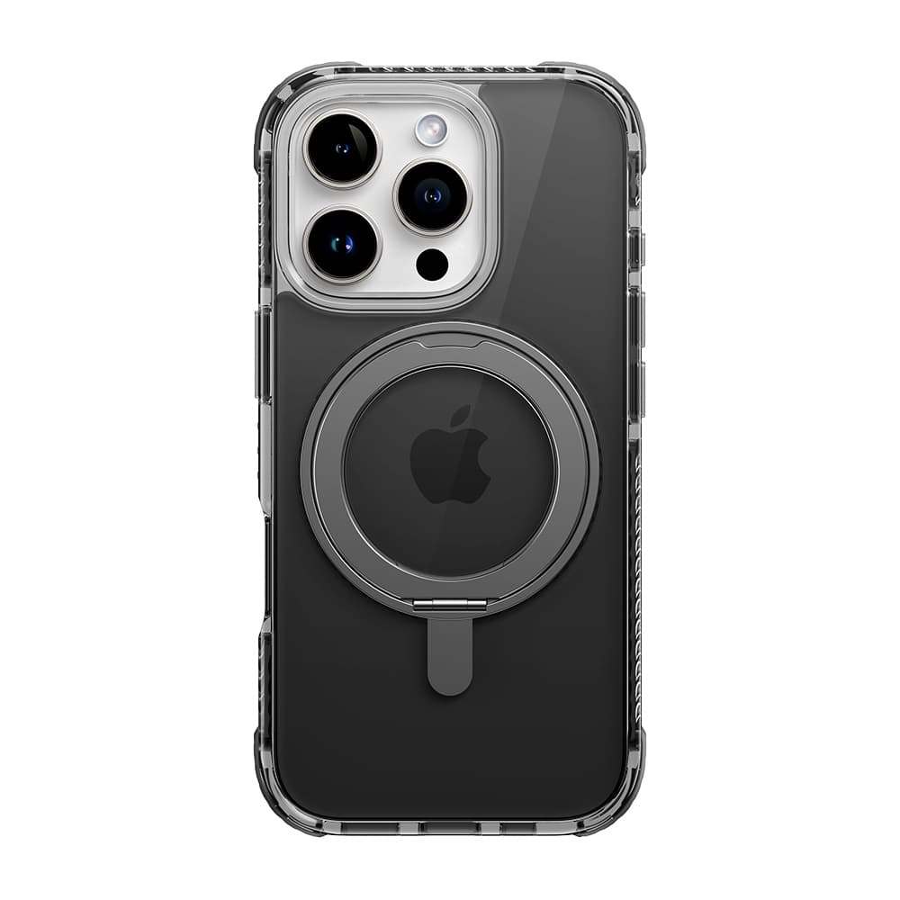 Zadní kryt Rock Rotating Stand Crystal Series Magnetic pro iPhone 16 Pro černý - náhled 1
