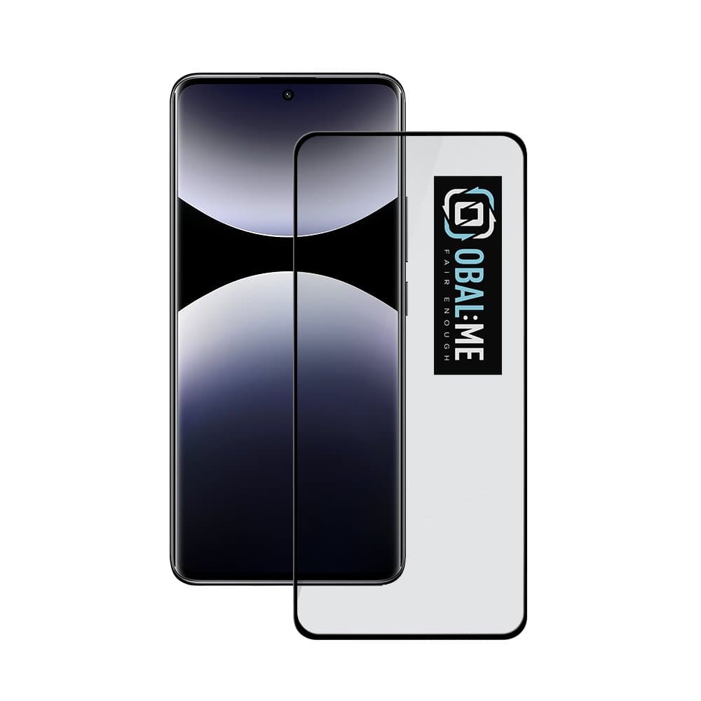 Tvrzené sklo OBAL:ME 5D pro Xiaomi Redmi Note 14 Pro+ 5G Black - náhled 1
