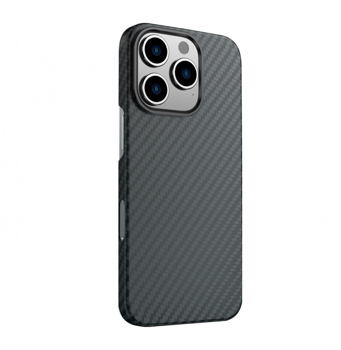 Zadní kryt Swissten Magcarbon pro Apple iPhone 16e černý - náhled 1