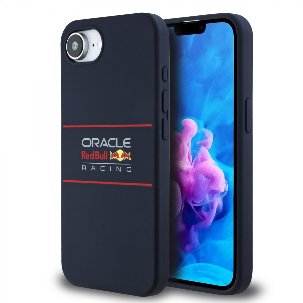 Zadní kryt Red Bull Silicone Horizontal Logo MagSafe pro iPhone 16e Navy - náhled 1