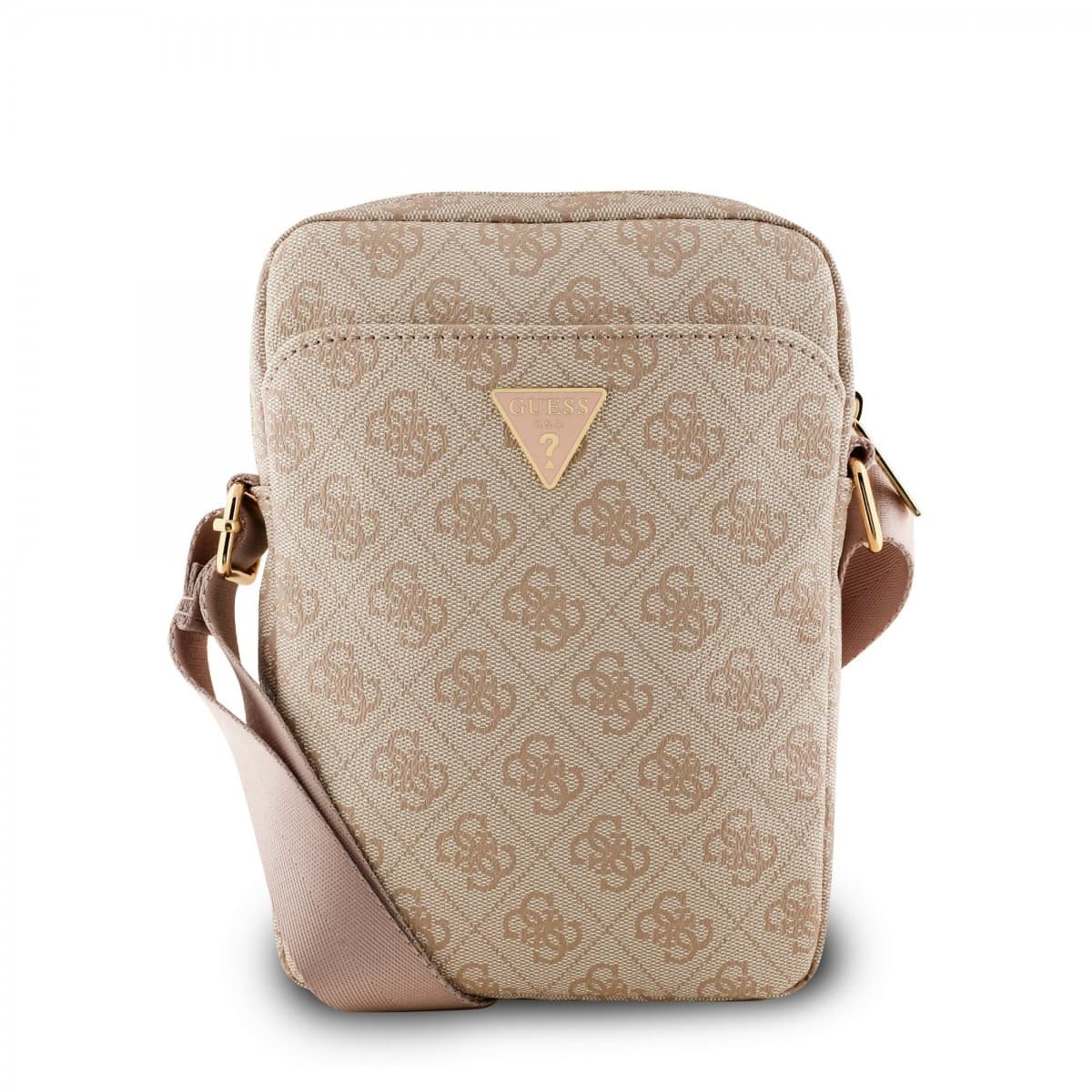 Kabelka Guess PU 4G Triangle Logo 8" Pink