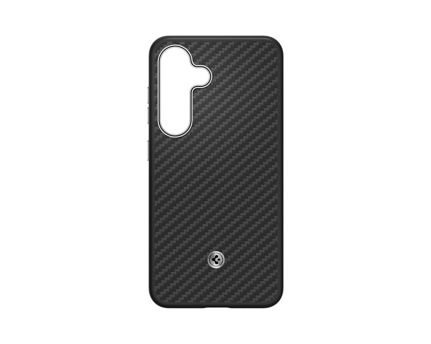 Zadní magnetický kryt GP-FPS931PGA Samsung Aramid pro Galaxy S25 Black Silver