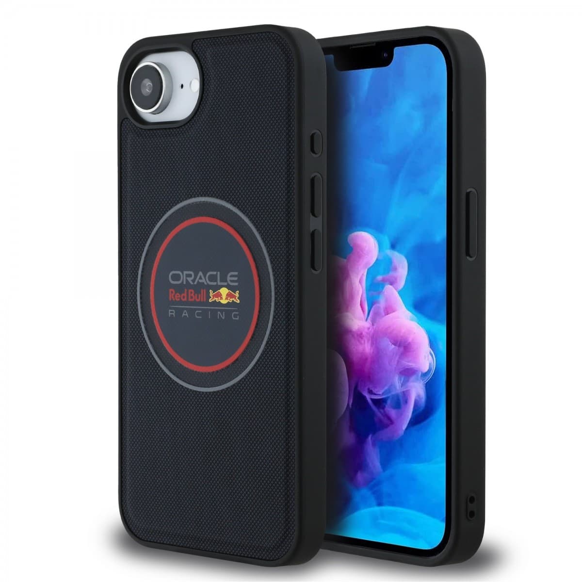 Zadní kryt Red Bull PU Leather Red Ring MagSafe pro iPhone 16e Navy - náhled 1