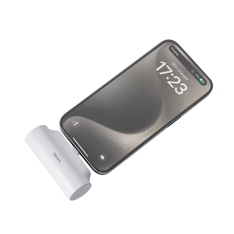 Powerbank Benks PB15 Mini 5000mAh USB-C bílá - náhled 1