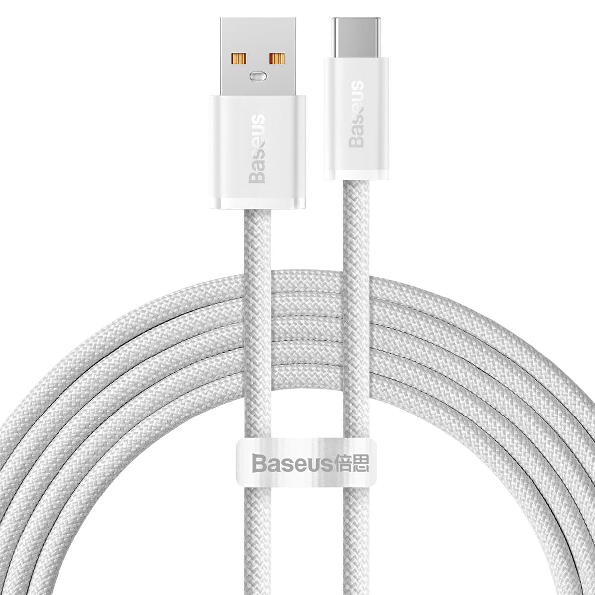 Datový kabel Baseus Dynamic Series Fast Charging USB-A - USB-C 100W 2m White - náhled 1