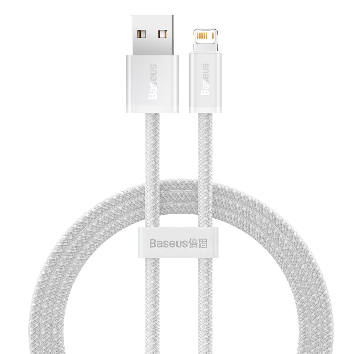 Datový kabel Baseus Dynamic Series Fast Charging USB-A - Lightning 2.4A 1m White - náhled 1