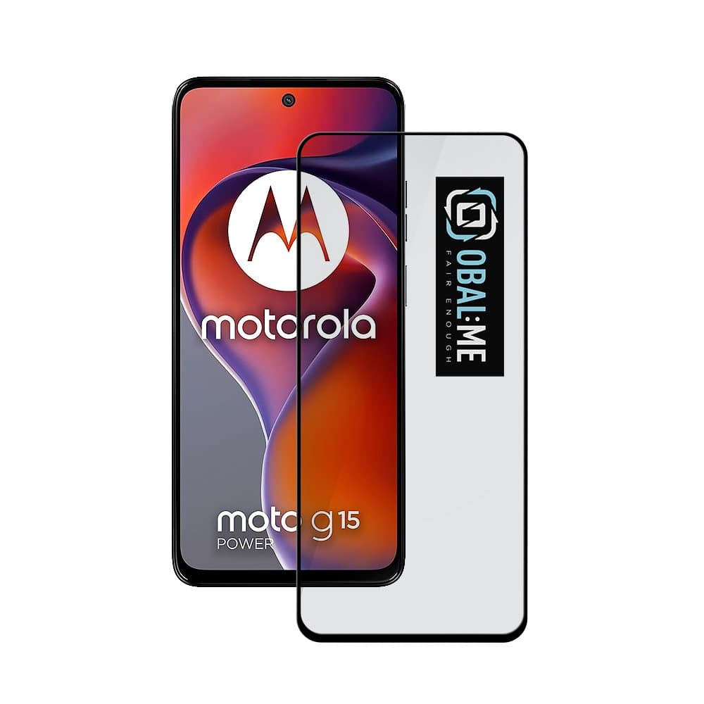 Tvrzené sklo OBAL:ME 5D pro Motorola G15-G15 Power Black - náhled 1