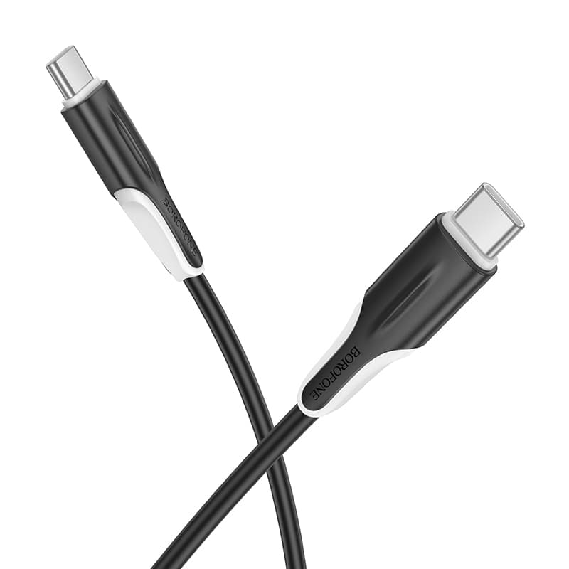 Datový kabel Borofone BX119 New USB-C - USB-C PD 60W 1m black - náhled 1