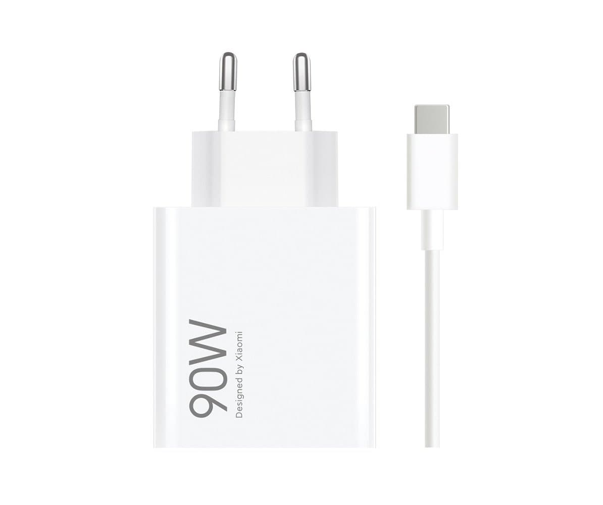 Rychlonabíječka Xiaomi MDY-15-EK USB-A 90W + datový kabel USB-C 6A White