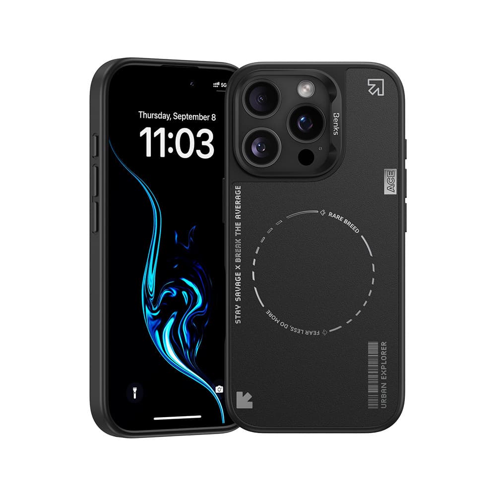 Zadní kryt Benks Dynamic Minimalist pro iPhone 16 Pro black - náhled 1
