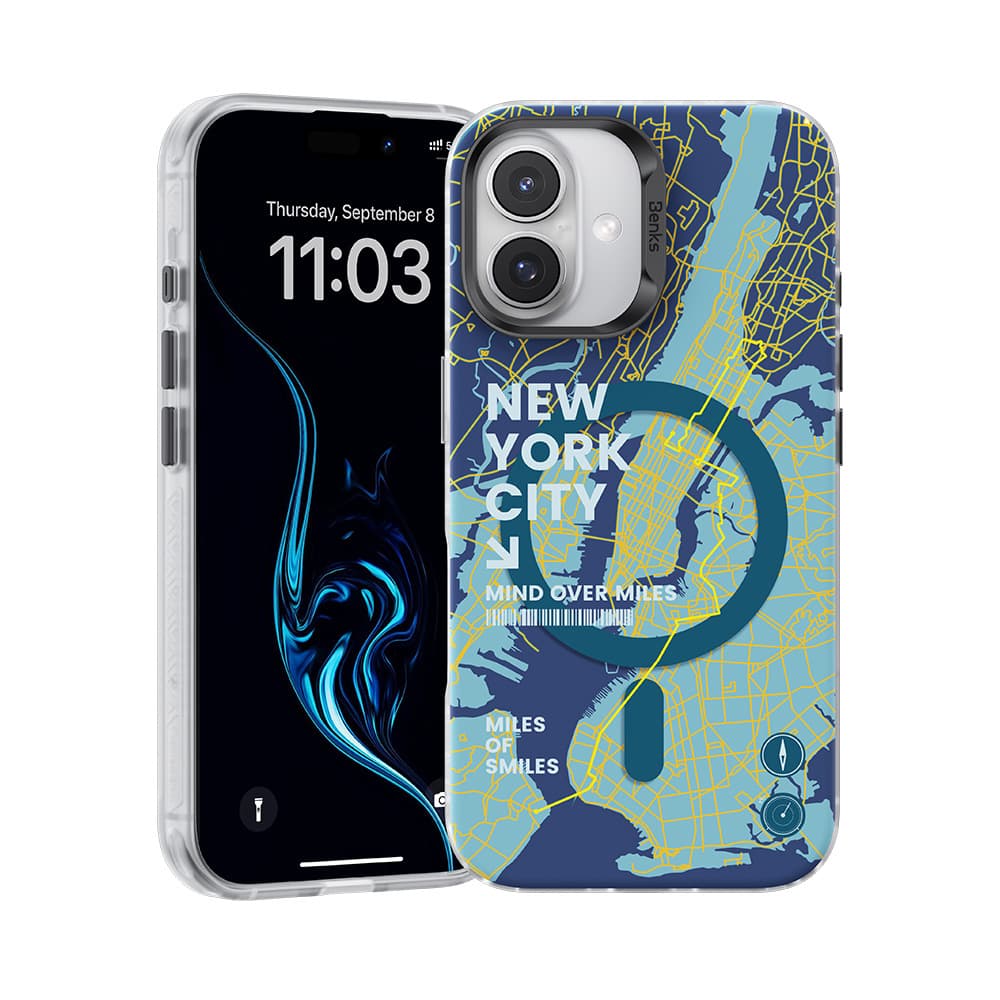 Zadní kryt Benks Magnetic City New York pro iPhone 16 Plus - náhled 1