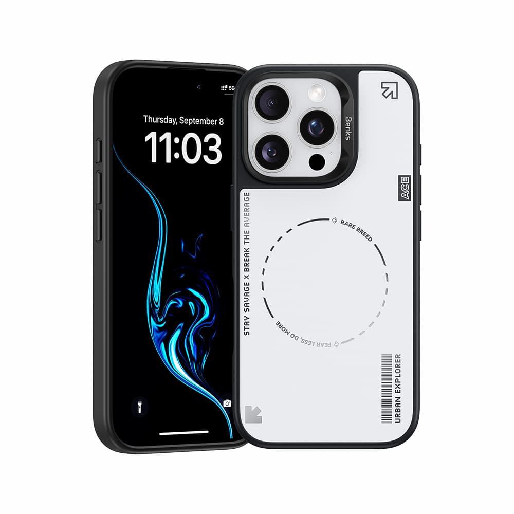 Zadní kryt Benks Dynamic Minimalist pro iPhone 16 Pro Max white - náhled 1