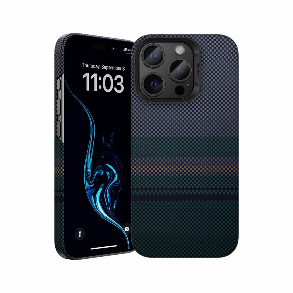 Zadní kryt Benks Magnetic Armor Air Aurora Kevlar 600D (SA65) pro iPhone 16 Pro