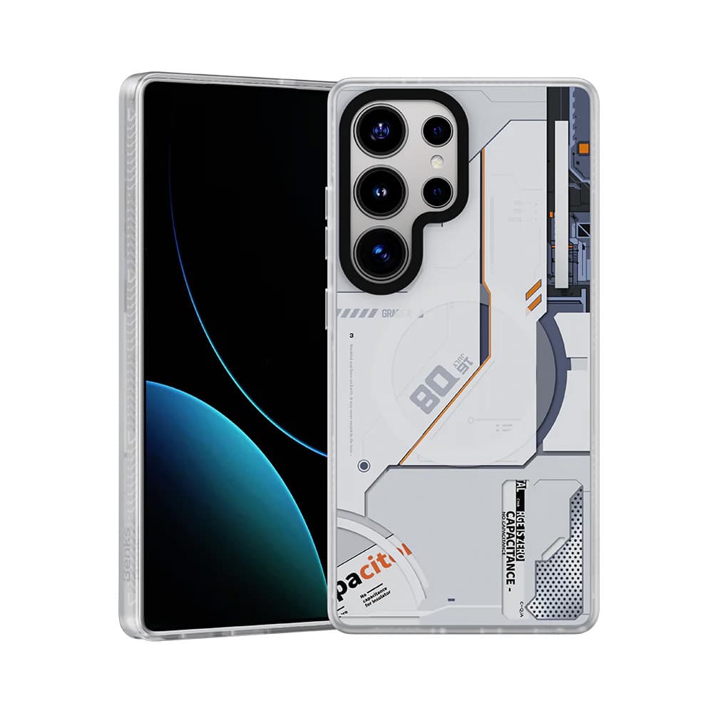 Zadní kryt Benks Dynamic Magnetic Mecha (D045) pro Samsung Galaxy S25 Ultra white - náhled 1
