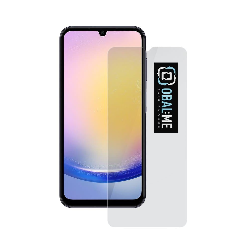 Tvrzené sklo OBAL:ME 2.5D pro Samsung Galaxy A25 5G Clear - náhled 1