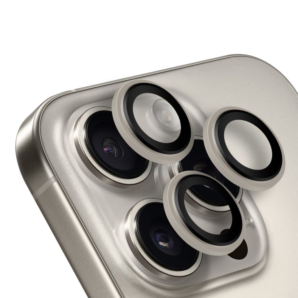 Ochrana čoček OBAL:ME pro Apple iPhone 16 Pro-16 Pro Max Natural Titanium - náhled 1
