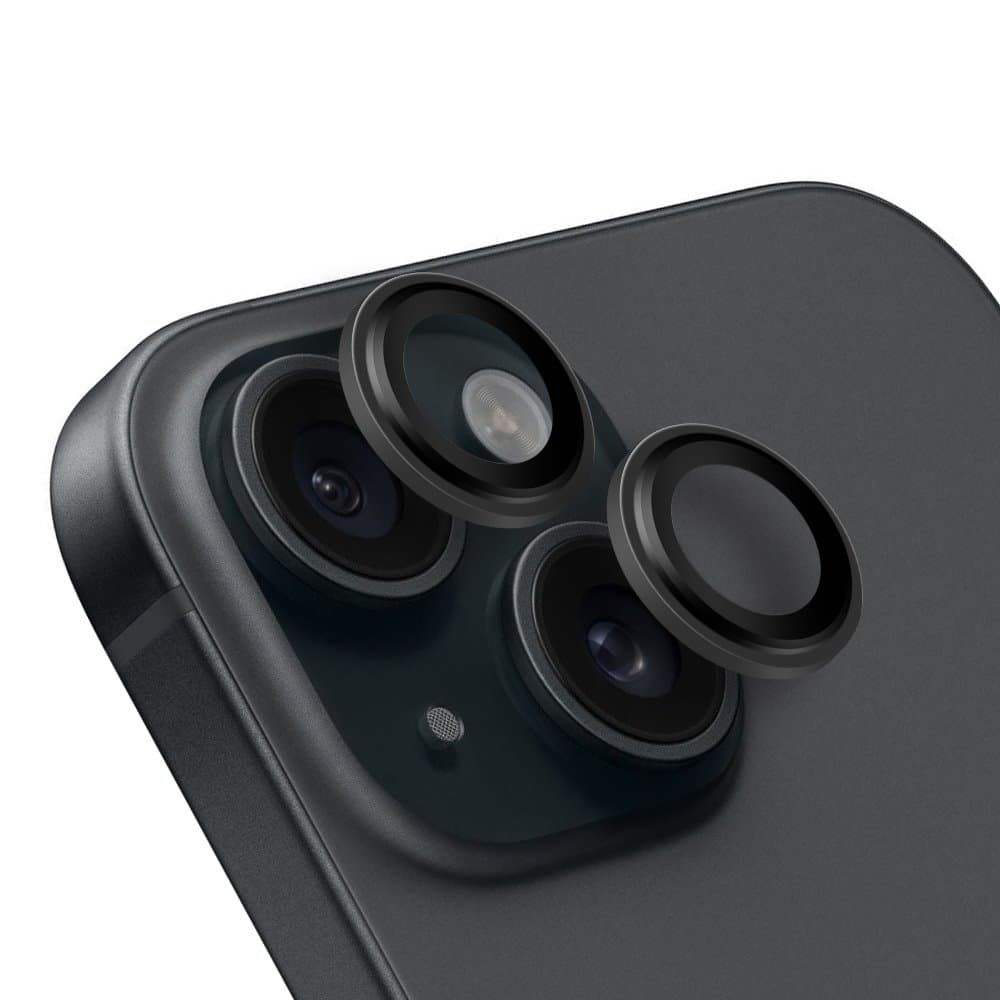 Ochrana čoček OBAL:ME pro Apple iPhone 15-15 Plus Black - náhled 1