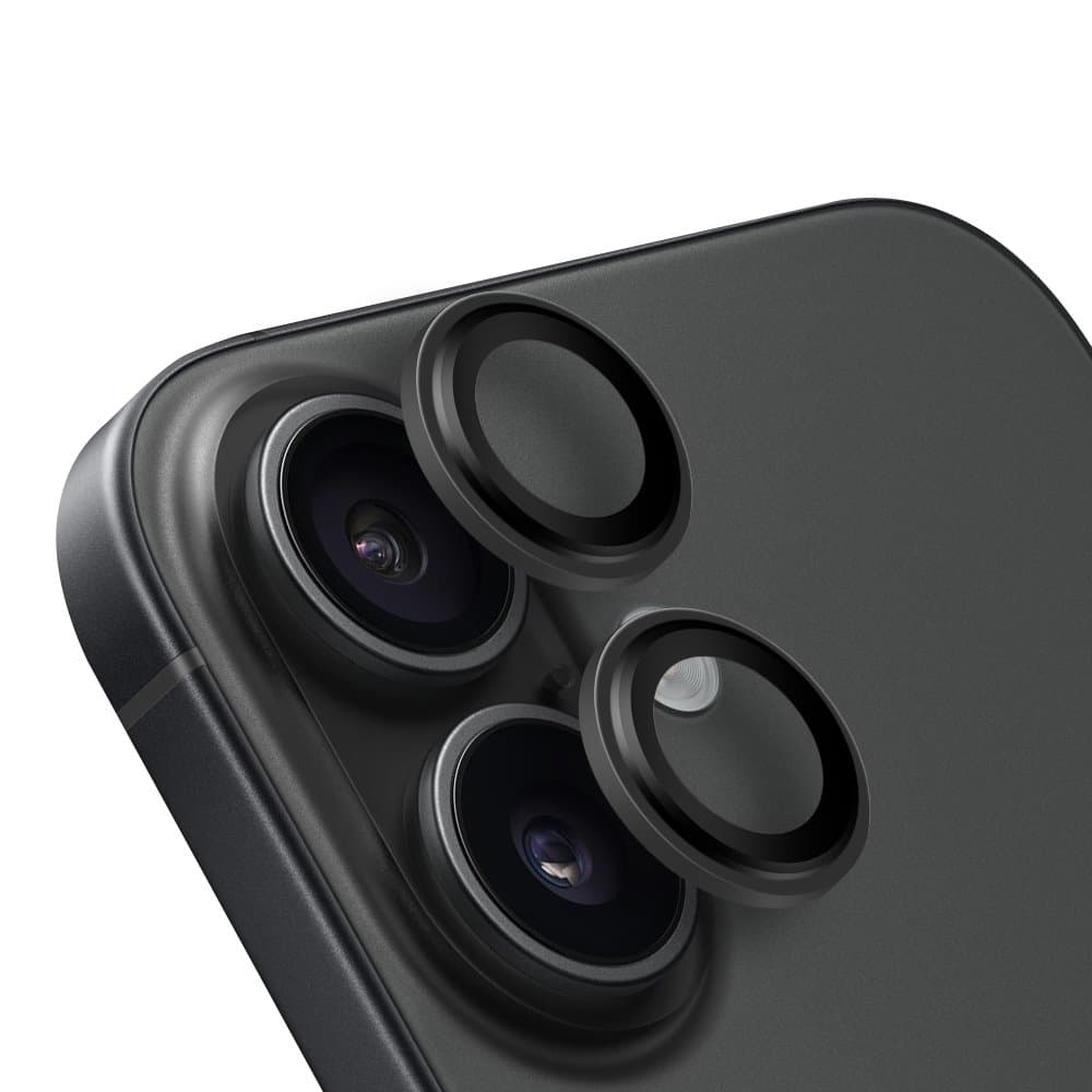 Ochrana čoček OBAL:ME pro Apple iPhone 16-16 Plus Black - náhled 1