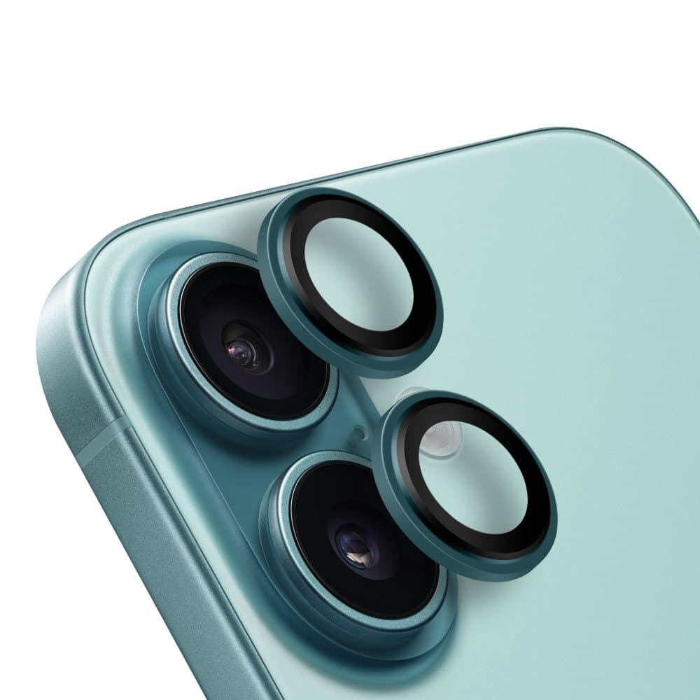 Ochrana čoček OBAL:ME pro Apple iPhone 16-16 Plus Teal - náhled 1