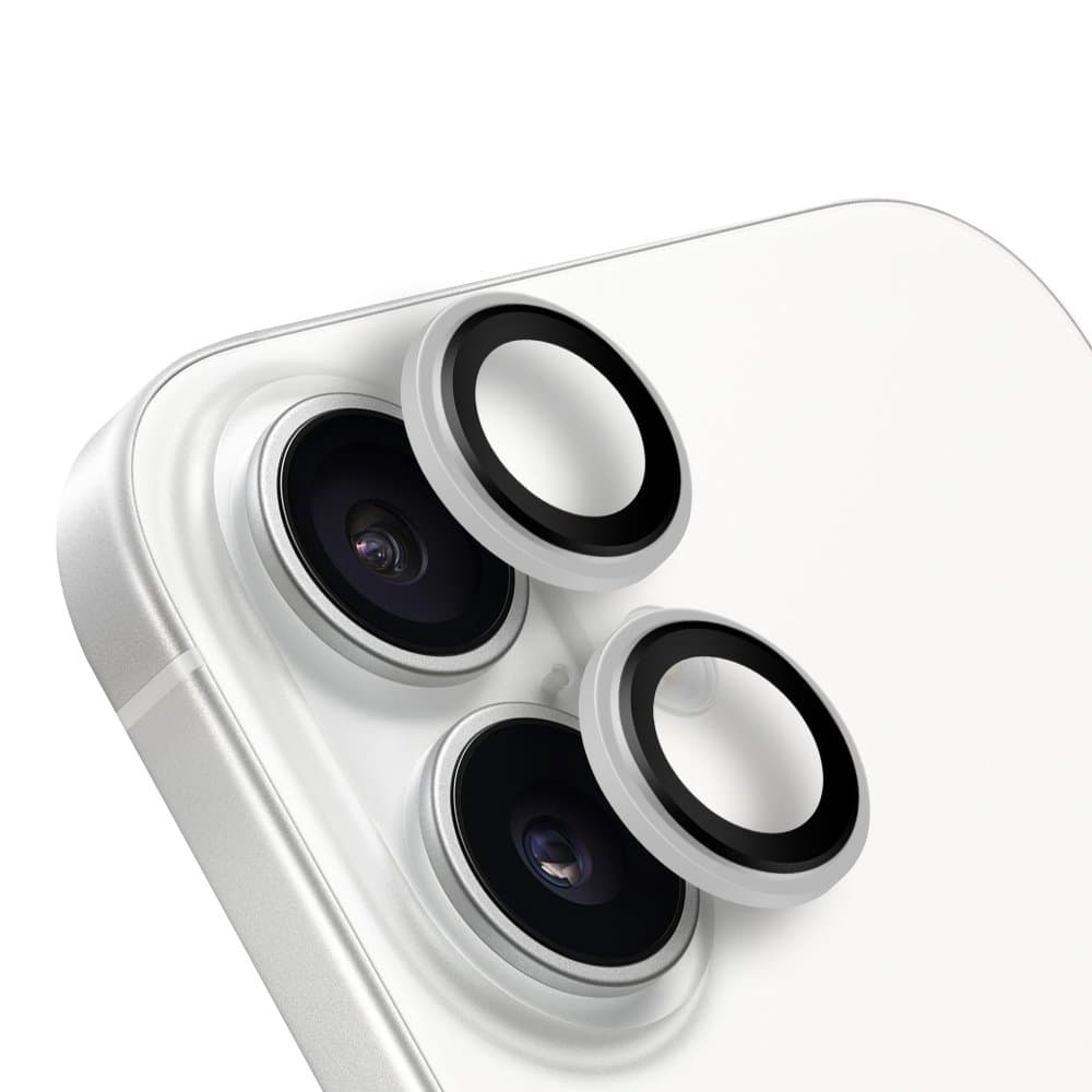 Ochrana čoček OBAL:ME pro Apple iPhone 16-16 Plus White - náhled 1
