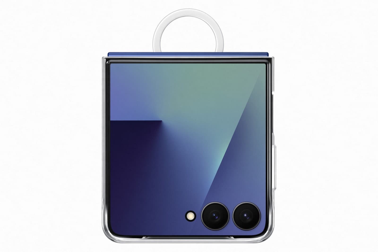 Zadní kryt EF-QF766CTE Samsung Ring Clear pro Galaxy Z Flip 7 Transparent
