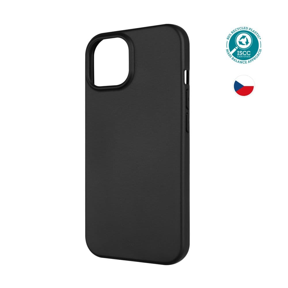 TPU gelový kryt FIXED ReStory pro Apple iPhone 15, černý - náhled 1