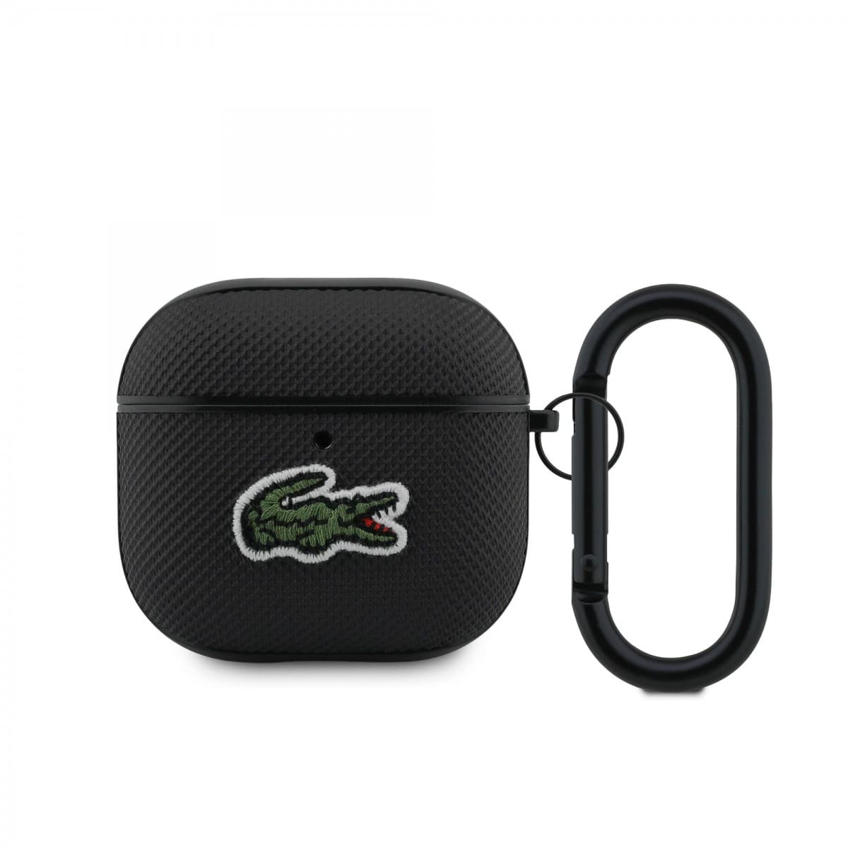 Pouzdro Lacoste Petit Pique Croc Logo Patch pro AirPods 4 Black - náhled 1
