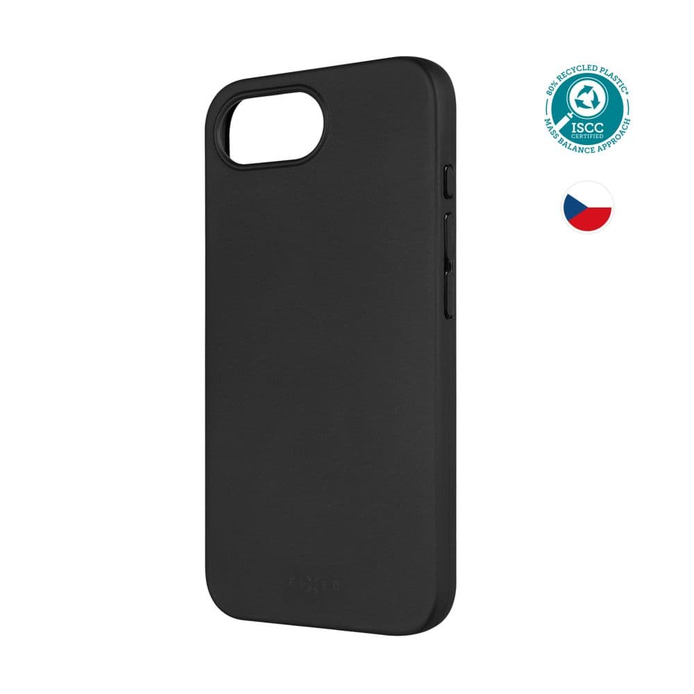 TPU gelový kryt FIXED ReStory pro Apple iPhone 16e, černý - náhled 1