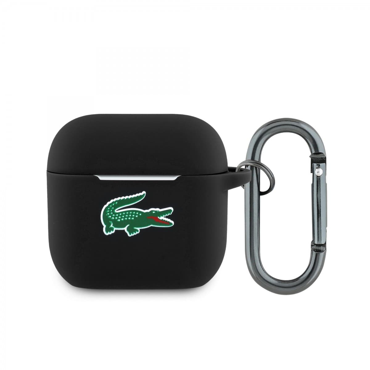 Pouzdro Lacoste Liquid Silicone Croc Logo pro AirPods 4 Black - náhled 1