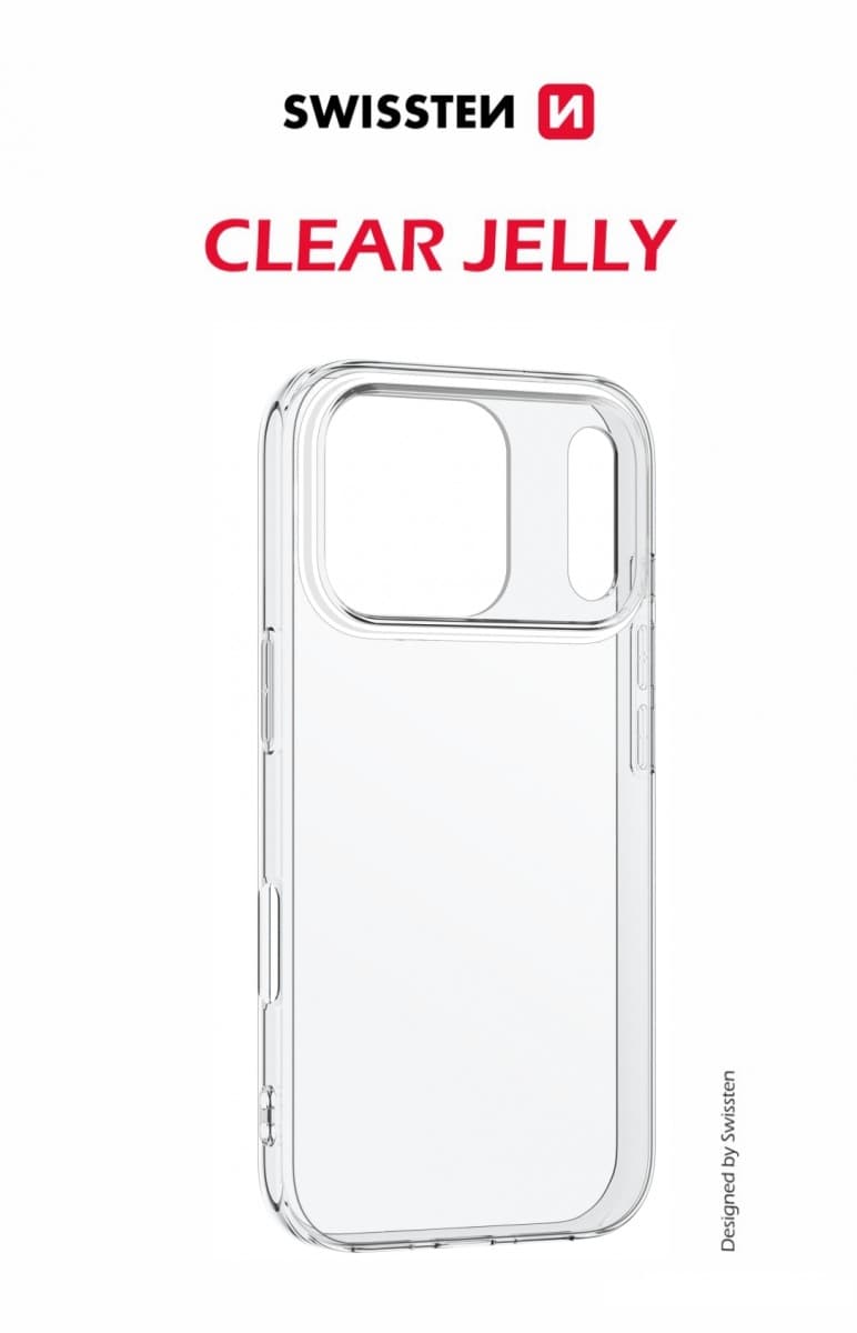 Zadní kryt Swissten Clear Jelly pro Apple iPhone 17 Pro Max průhledný - náhled 1