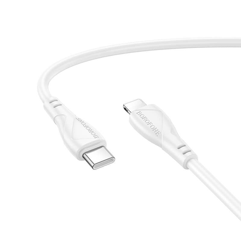 Datový kabel Borofone BX121 Energy USB-C - Lightning PD 27W 1m white - náhled 1