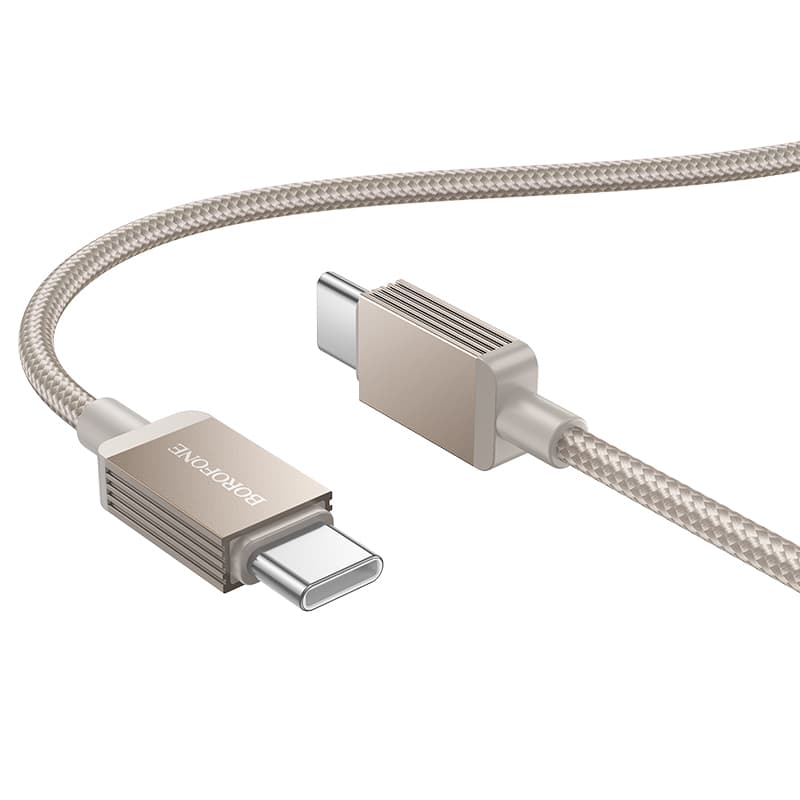 Datový kabel Borofone BX120 Placer USB-C - USB-C PD 60W 1m gold