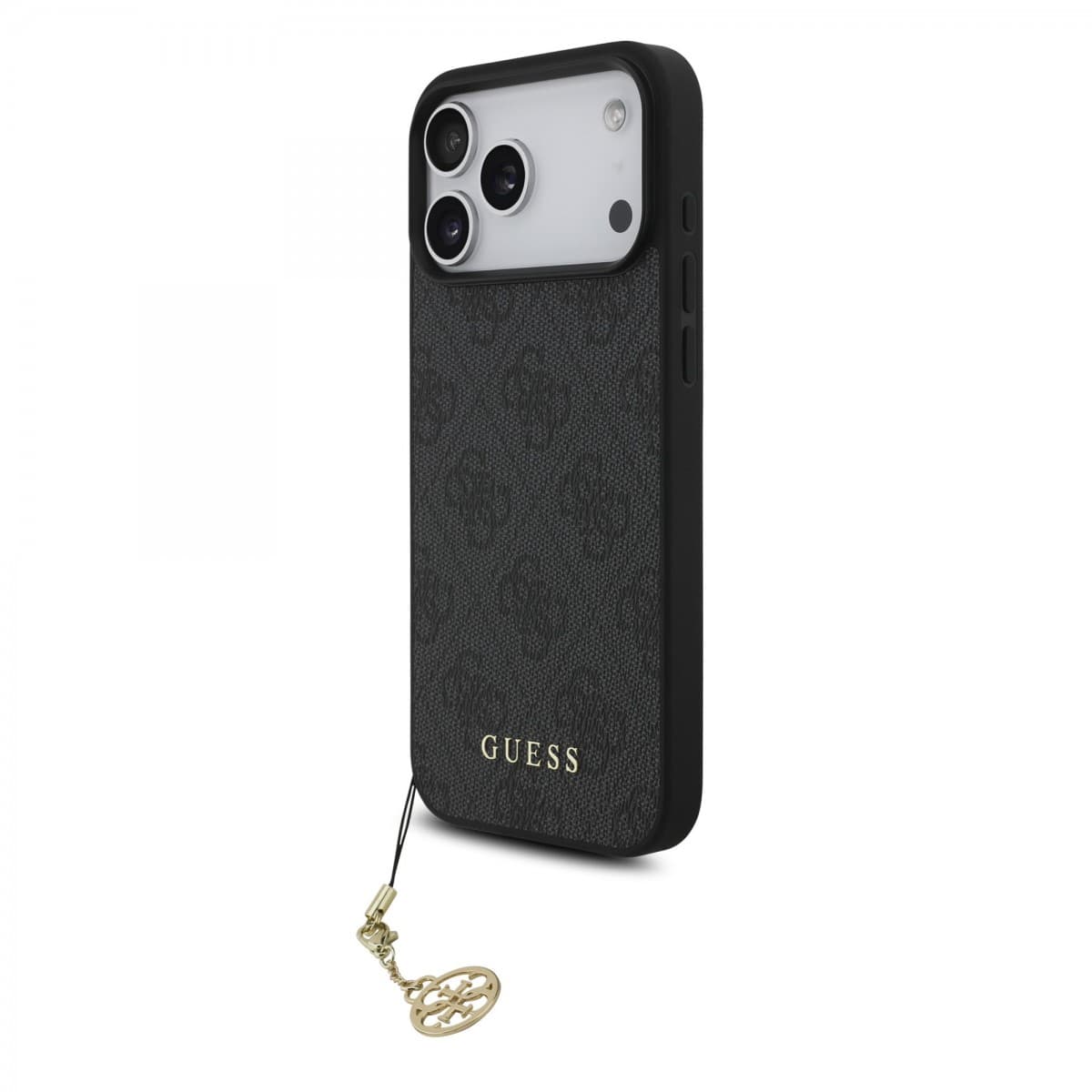 Zadní kryt Guess 4G Charm pro iPhone 17 Pro Max Tone on Tone Grey - náhled 1
