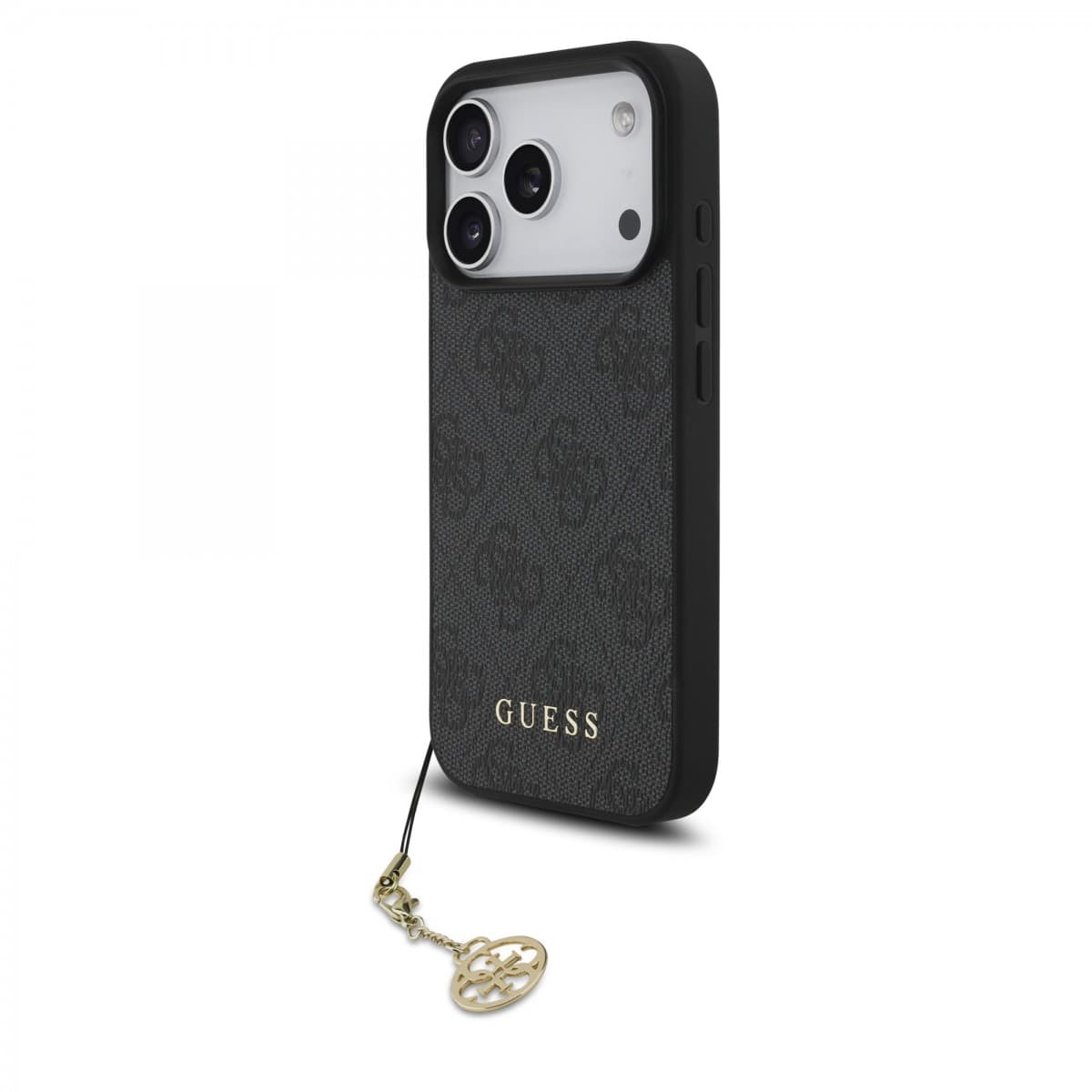 Zadní kryt Guess 4G Charm pro iPhone 17 Pro Tone on Tone Grey - náhled 1