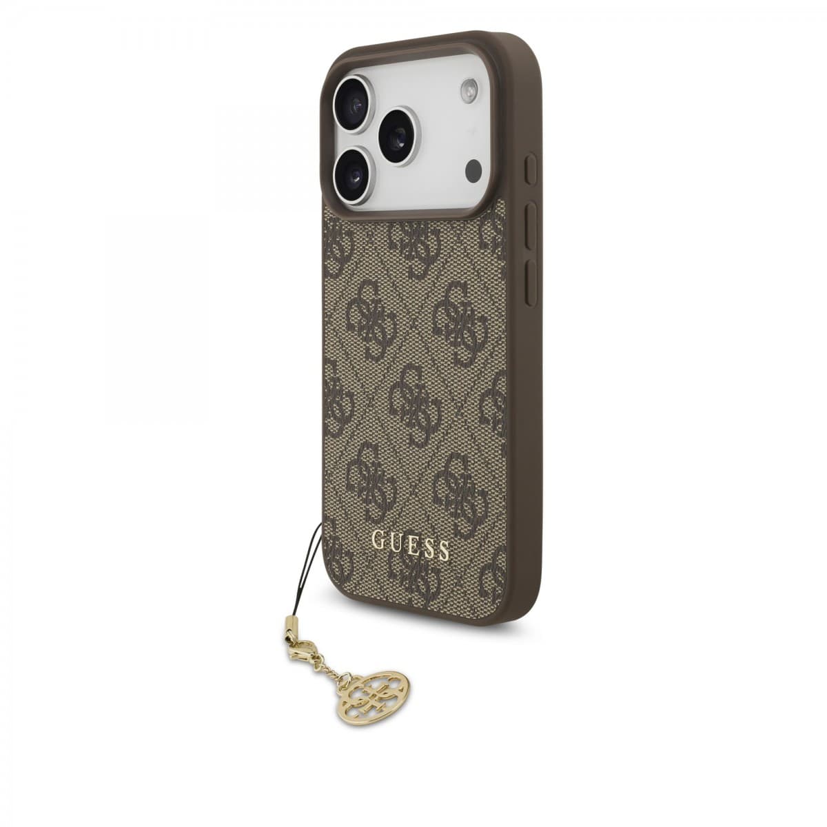 Zadní kryt Guess 4G Charm pro iPhone 17 Pro Tone on Tone Brown - náhled 1