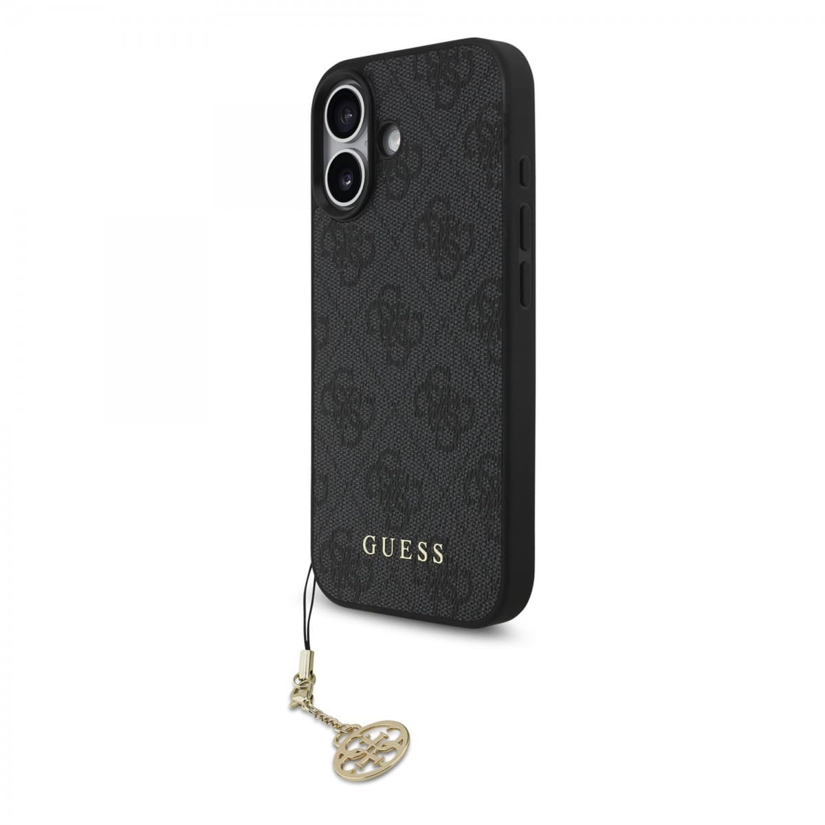 Zadní kryt Guess 4G Charm pro iPhone 17 Tone on Tone Grey - náhled 1