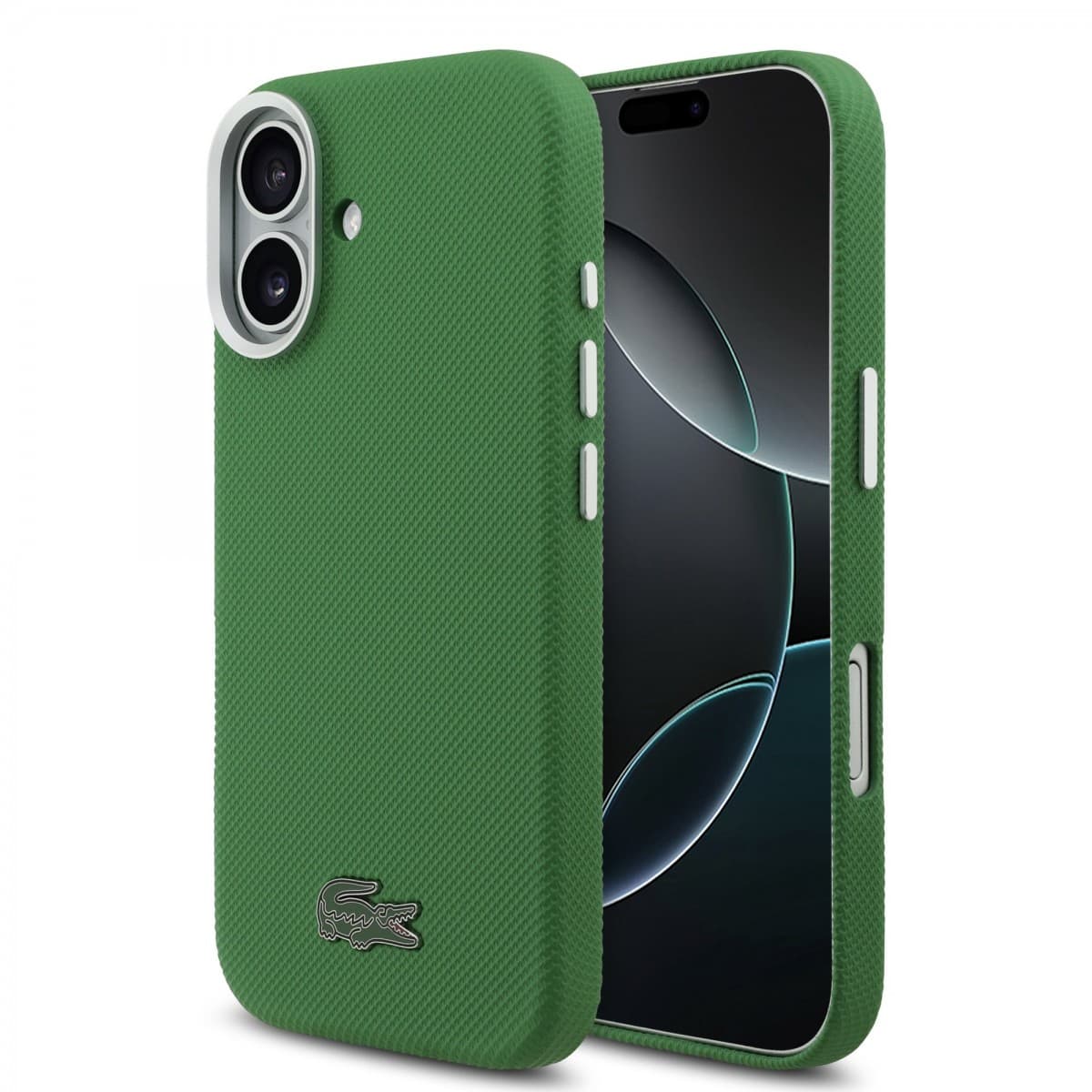 Zadní kryt Lacoste Iconic Petit Pique Metal Logo MagSafe pro iPhone 17 Green - náhled 1