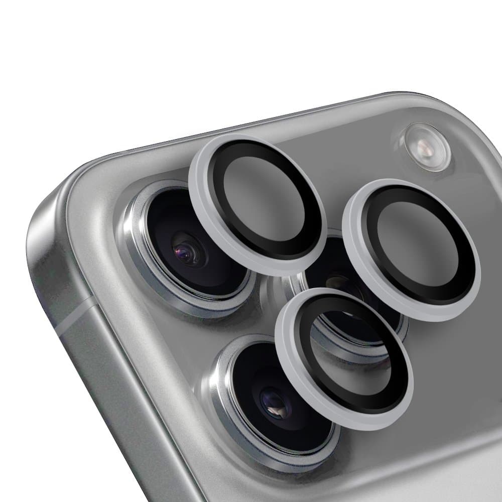 Ochrana čoček OBAL:ME pro Apple iPhone 17 Pro-17 Pro Max Silver - náhled 1