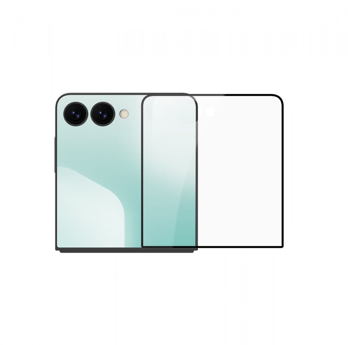 Tvrzené sklo Nillkin 2.5D CP+ PRO Black pro Samsung Galaxy Z Flip 7 - náhled 1
