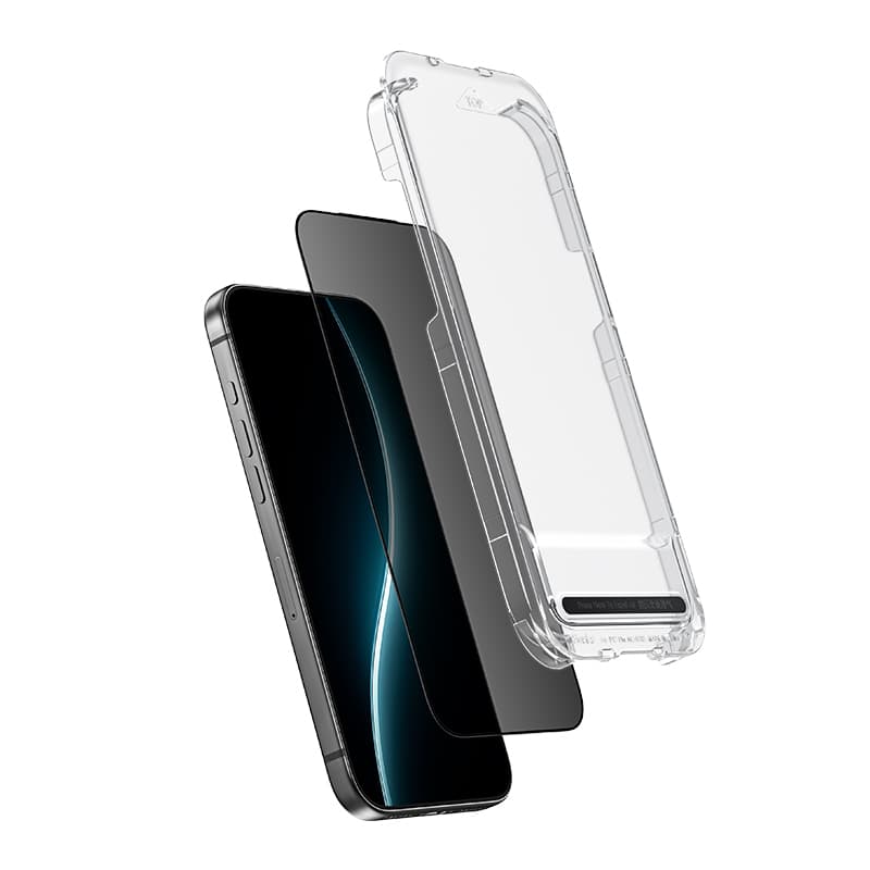 Tvrzené sklo Benks Glass Warrior Privacy pro iPhone 17 Pro Max black - náhled 1