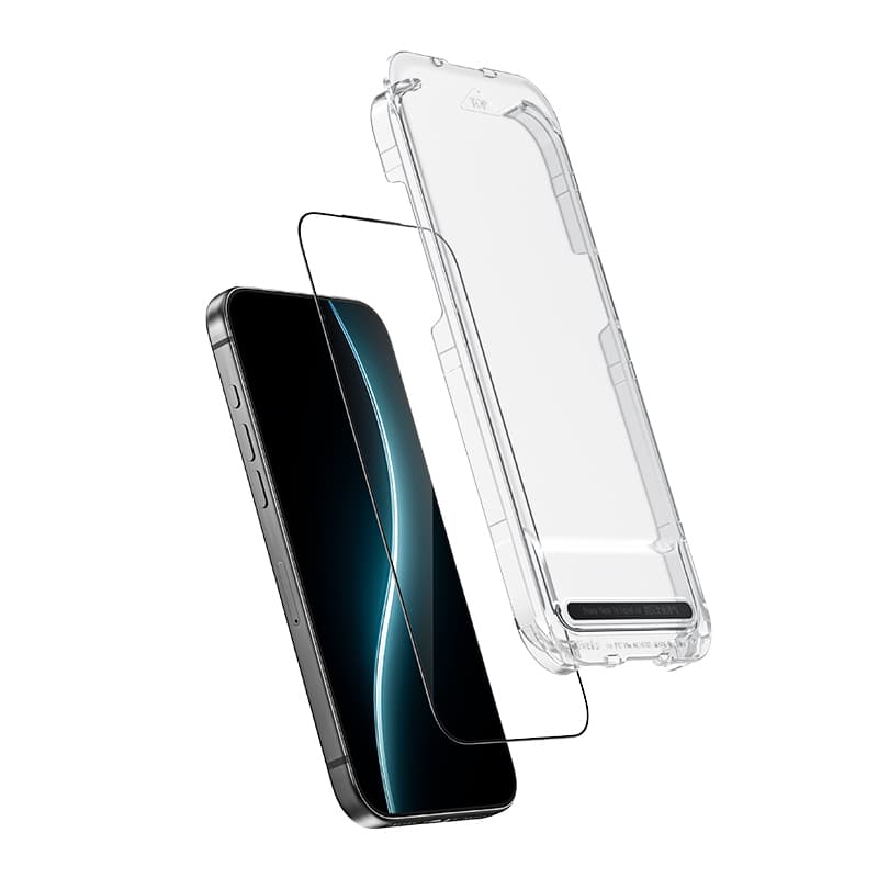 Tvrzené sklo Benks Glass Warrior Sapphire Coating pro iPhone 17 Pro black - náhled 1