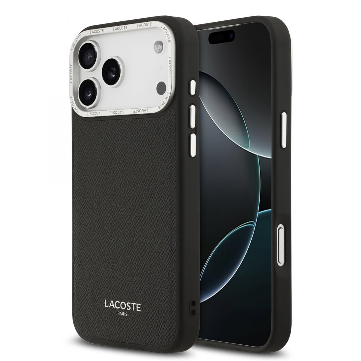 Zadní kryt Lacoste PU Leather Champs Elysees MagSafe pro iPhone 17 Pro Max Black - náhled 1