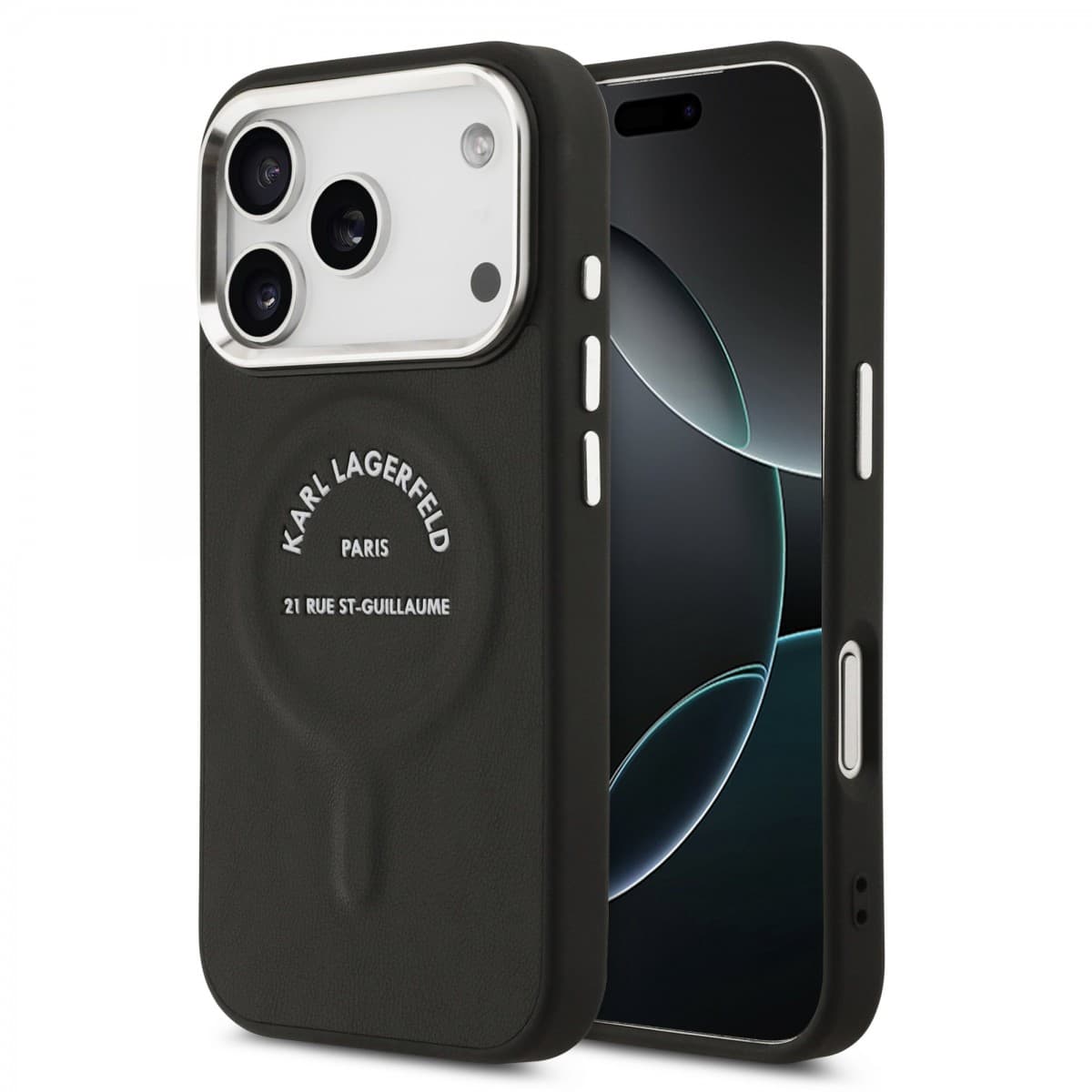 Zadní kryt Karl Lagerfeld PU RSG Logo MagSafe pro iPhone 17 Pro Black - náhled 1