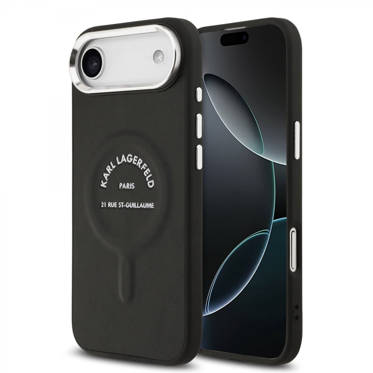 Zadní kryt Karl Lagerfeld PU RSG Logo MagSafe pro iPhone 17 Air Black - náhled 1