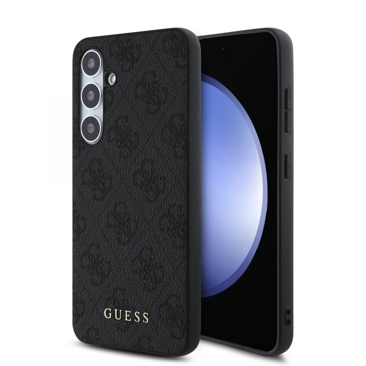 Zadní kryt Guess 4G pro Samsung Galaxy S24 FE Grey - náhled 1