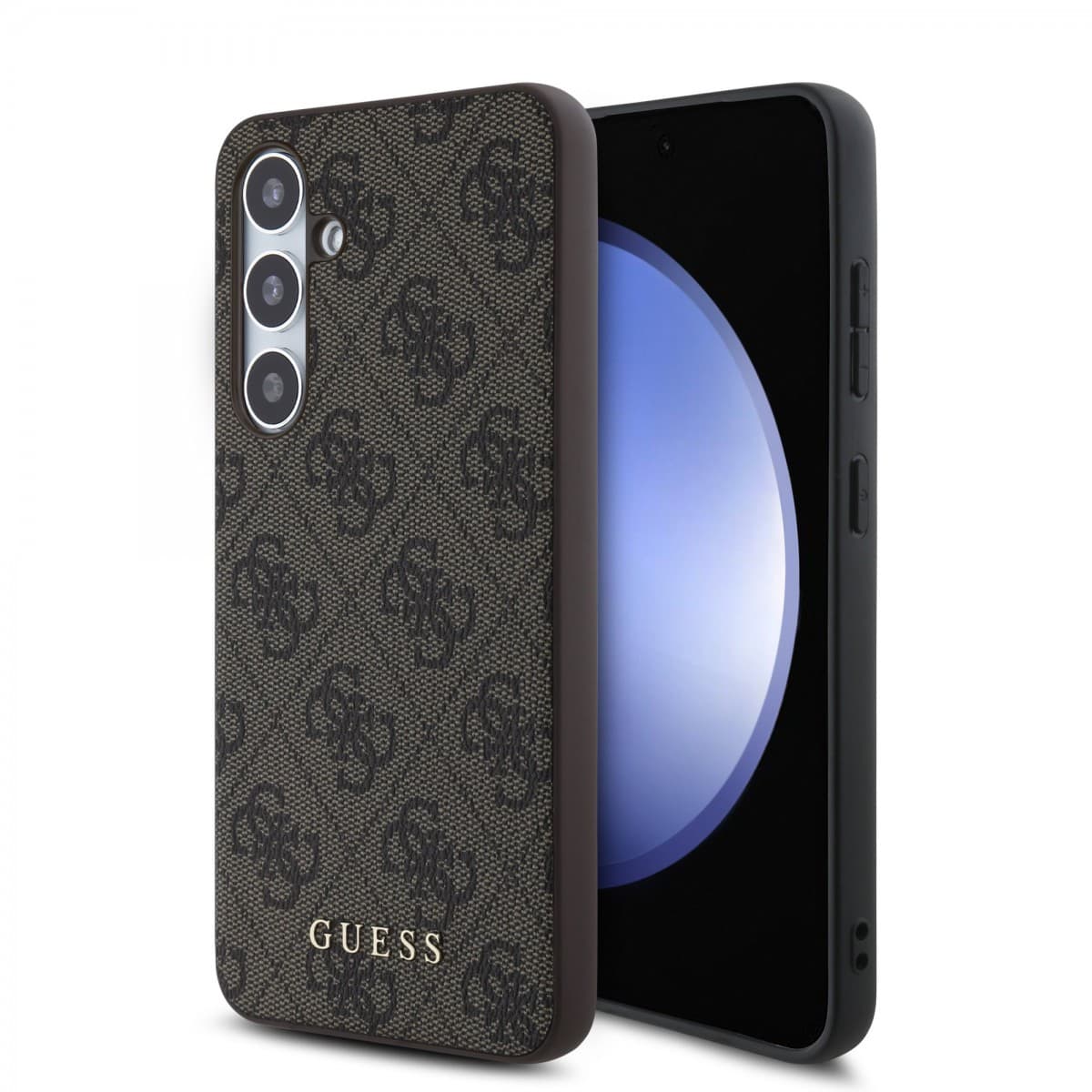 Zadní kryt Guess 4G pro Samsung Galaxy S24 FE Brown - náhled 1