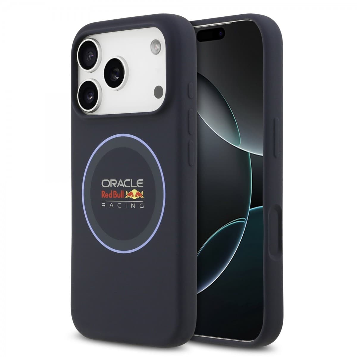 Zadní kryt Red Bull Silicone Blue Ring MagSafe pro iPhone 17 Pro Navy - náhled 1