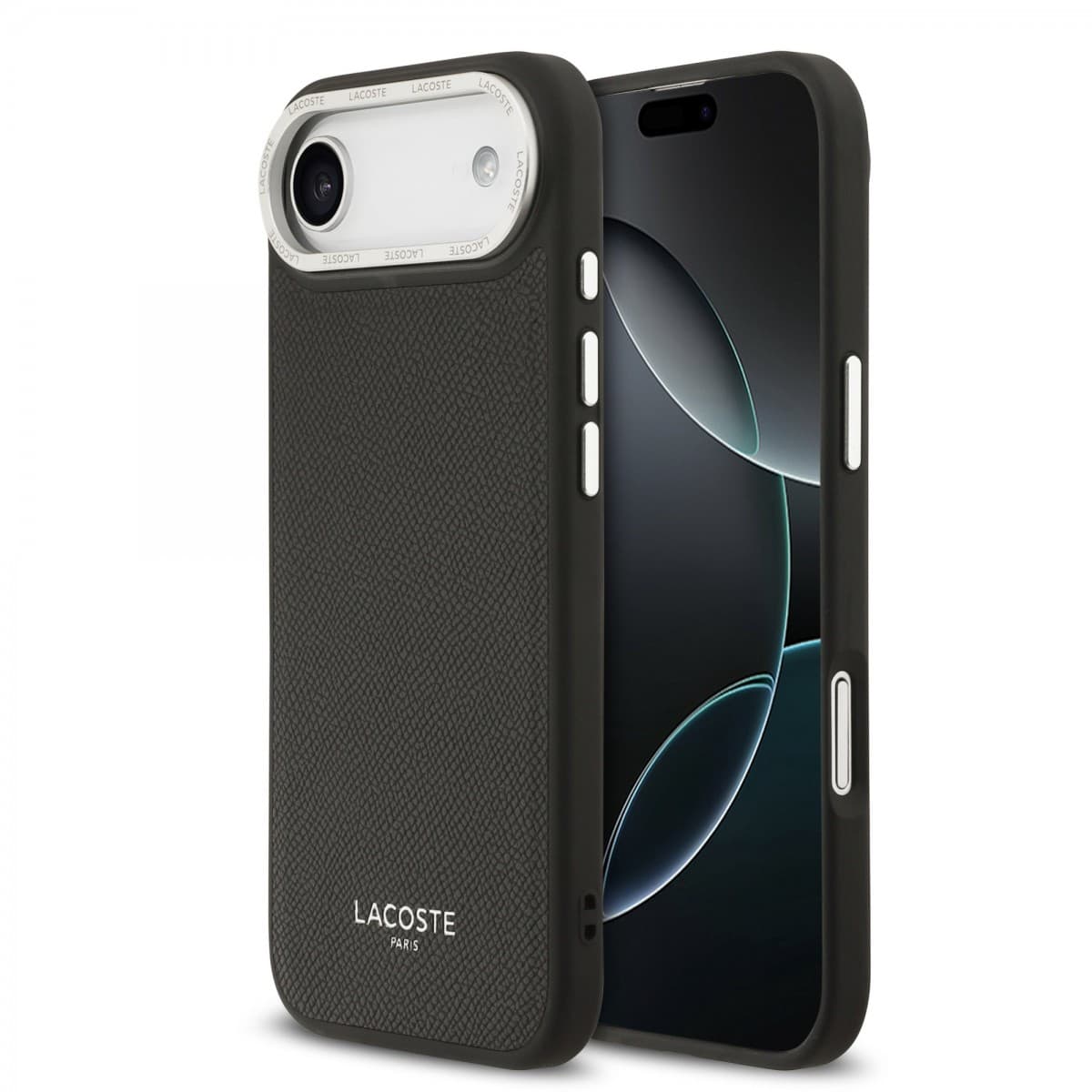 Zadní kryt Lacoste PU Leather Champs Elysees MagSafe pro iPhone 17 Air Black - náhled 1
